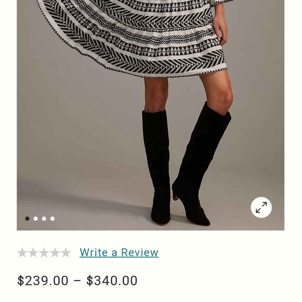 A-line Embroidered Mini Dress - Picture 10 of 10